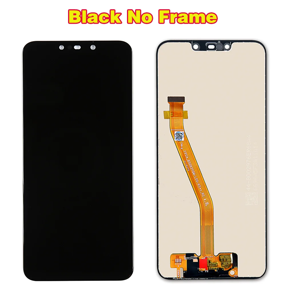 По сделке команда 6,3 дюймов ЖК-дисплей для huawei mate 20 Lite кодирующий преобразователь сенсорного экрана в сборе рамка 10 мультитач олеофобное покрытие - Цвет: Black No Frame