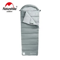 naturehike ultralight cotton sleeping bag single spliced envelope style sleeping bag portable for outdoor camping hiking travel
