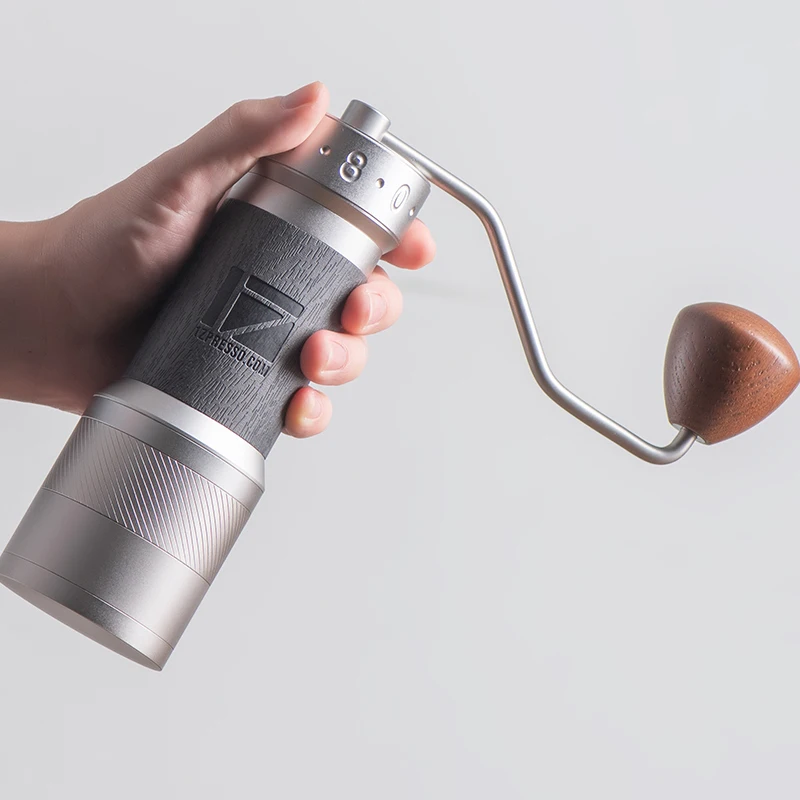 

1ZPRESSO K Plus Manual Coffee Grinder With Magnets Catch Cup Mill For Pour Over Espresso Stainless-steel Heptagonal Conical Burr