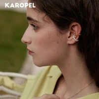 1 pcs rock vintage star zircon clip earrings for women fake piercing earbone ear cuff jewelry gifts
