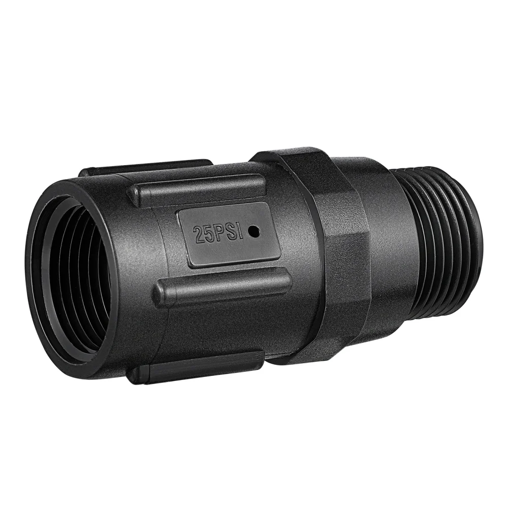 

villcase Drip Irrigation Pressure Regulator Pressure Adjusting 25 PSI Irrigation Distributing Regulator