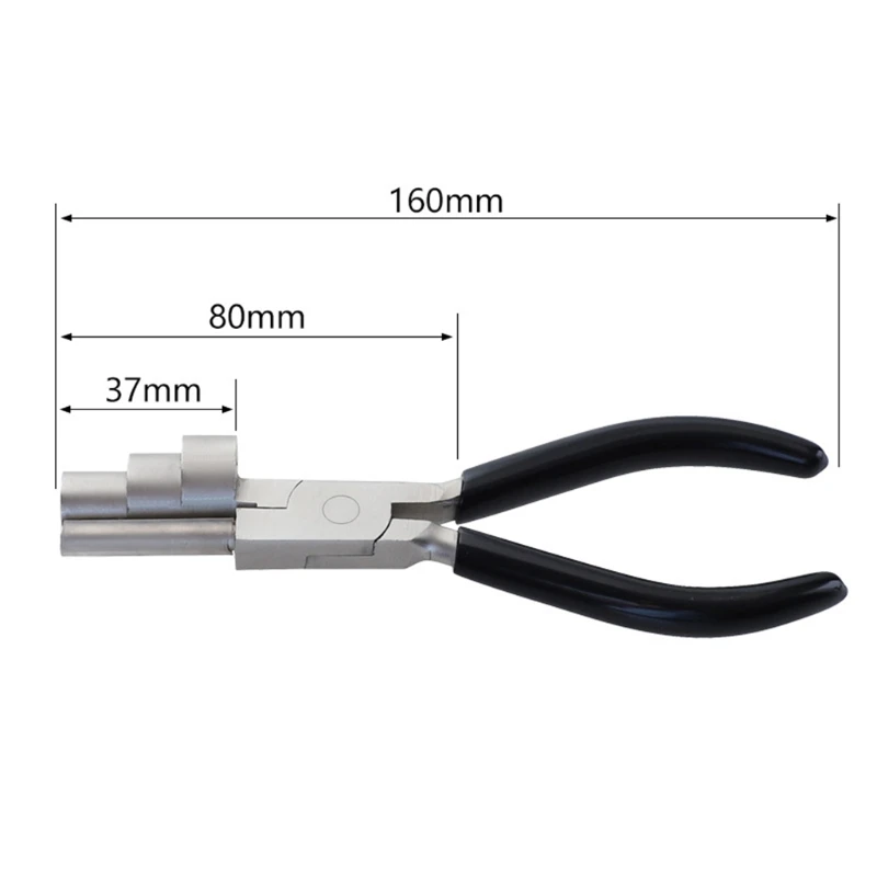 

Jewellery Making Craft DIY Plier Tool Round Nosed Carbon Steel Plier 6 Inches 1 Set DIY Jewelry Tool Round Nose Plier