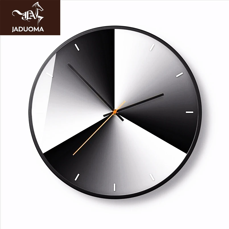 Настенные часы JADUOMA 3D Креативные Круглые бесшумные настенные декоративные