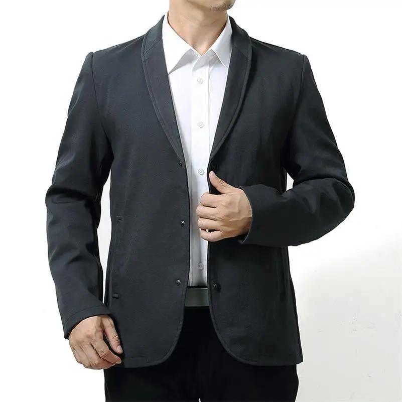 Новый мужской модный брендовый Блейзер на весну и осень повседневные