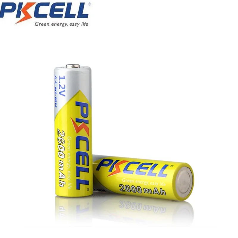 Аккумуляторные батарейки PKCELL NIMH АА 2300 2600 мА · ч 4 шт.|battery 1.2v|rechargeable batterybattery a |