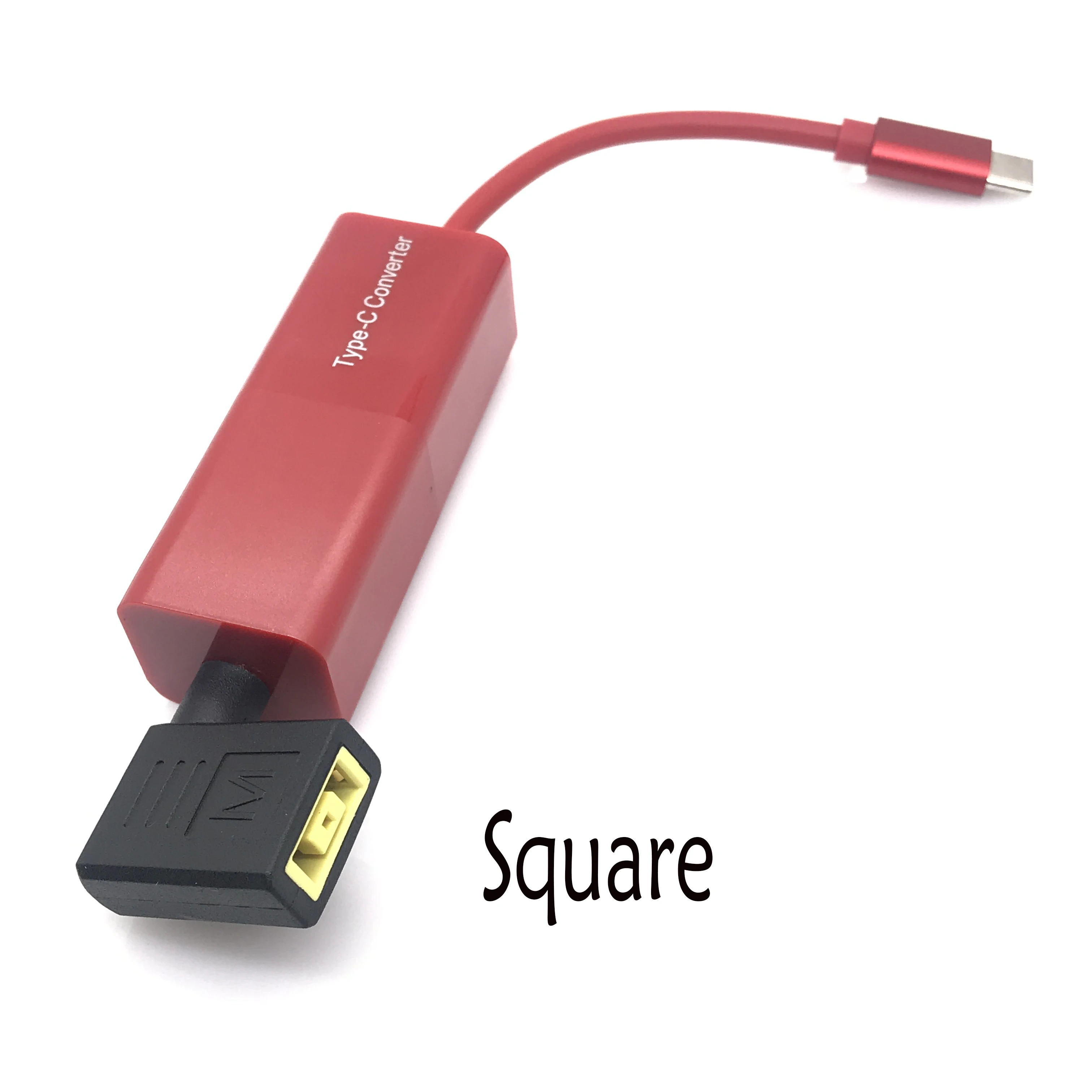 Адаптер питания 65 Вт Dc USB Type C конвертер для ноутбука штекер квадратный мама на