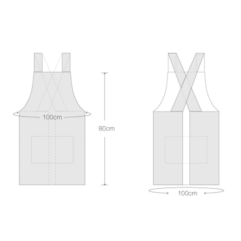 

Japanese Kitchen Aprons Cotton linen literary Coffee Shop Fashion Work clothes Women Home Cooking Baking Cleaning Apron