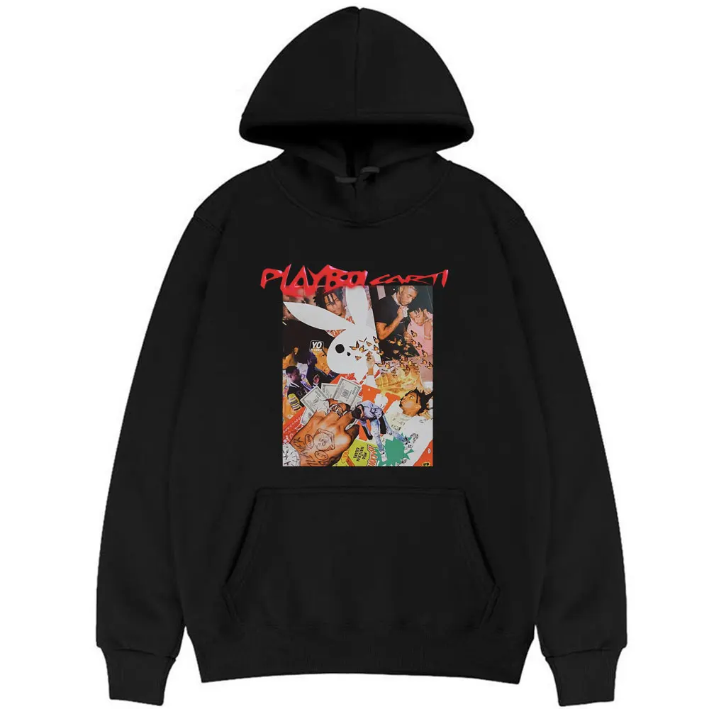 

Awesome Playboi Carti Hip Hop Hoodie Tops Man Oversized EU Size Streetwear 2pac Rap Hoodies Men Women Fashion Loose Sweatshirt