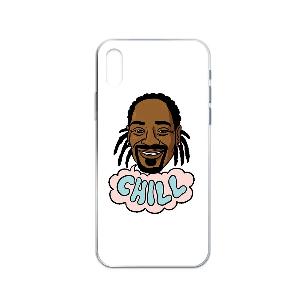 3D Водонепроницаемый чехол с мультяшным принтом snoop dogg Прозрачный для телефона