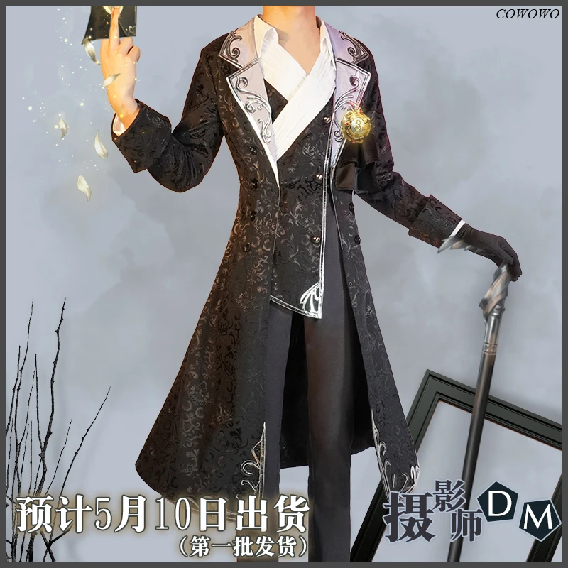 

Anime! Identity V Joseph Desaulniers DM Cameraman Game Suit Handsome Uniform Cosplay Costume Halloween Outfit For Men 2021 NEW