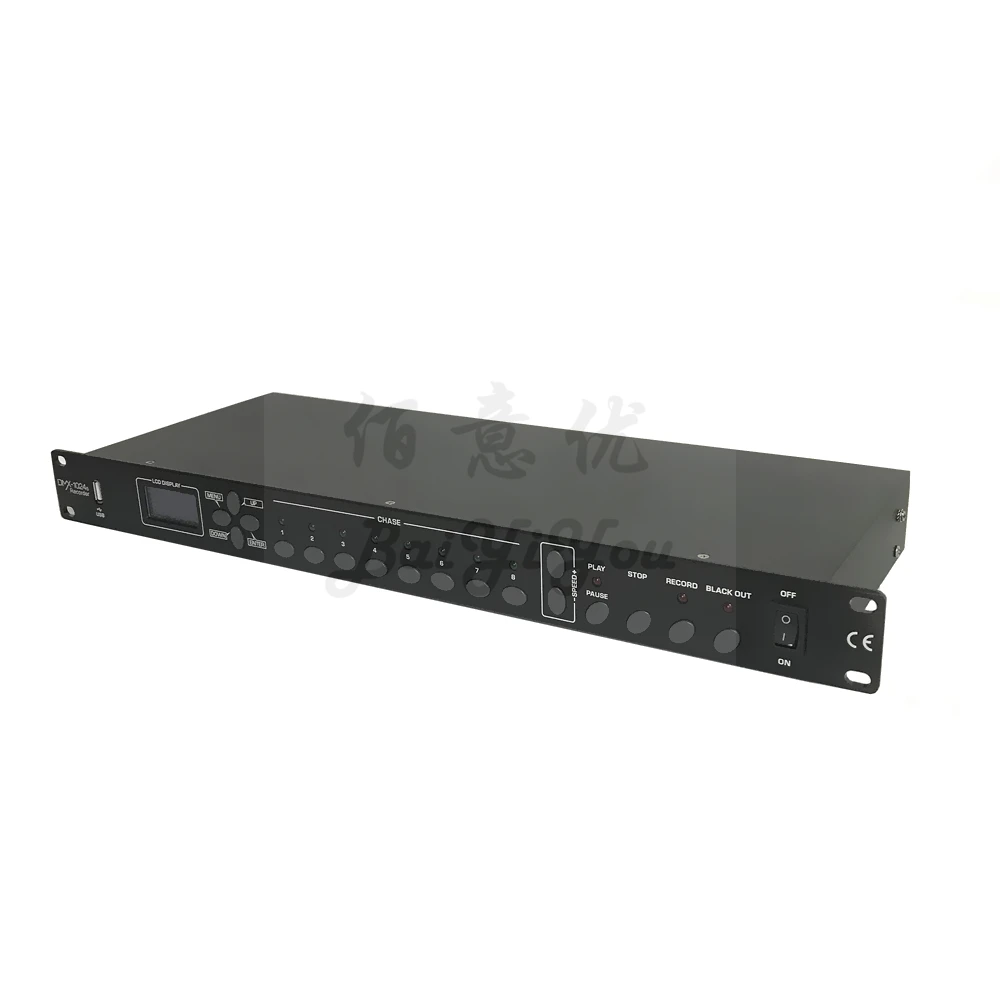 1 компл./лот новый 1024 DMX рекордер с Powercon аудио MIDI RJ45 вход светильник