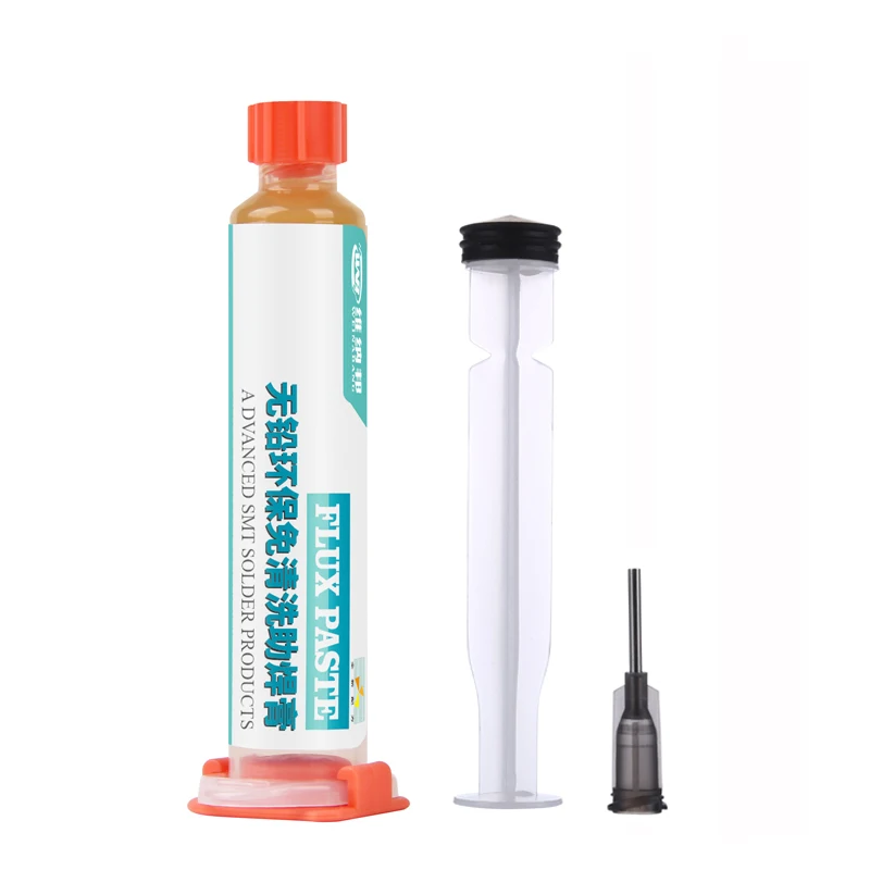 

3 in1 UV223 10ML Lead-free Solder Paste Flux Syringe No-Clean Welding Flux Grease for PCB BGA SMD Soldering Rework Tool