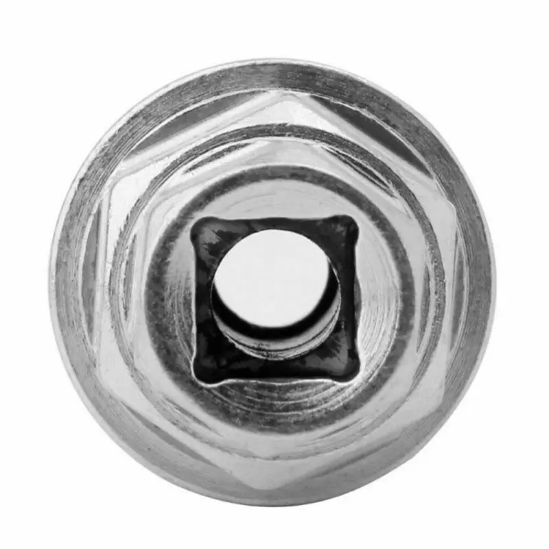 

Adapter Hex Axle 17mm-24mm 1pc 45# Steel Equipment Portable Silver Socket