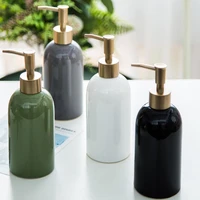 420ml ceramic liquid soap dispenser shampoo bottle hand sanitizer shower gel soap bottle hand soap dispenser empty pump bottle