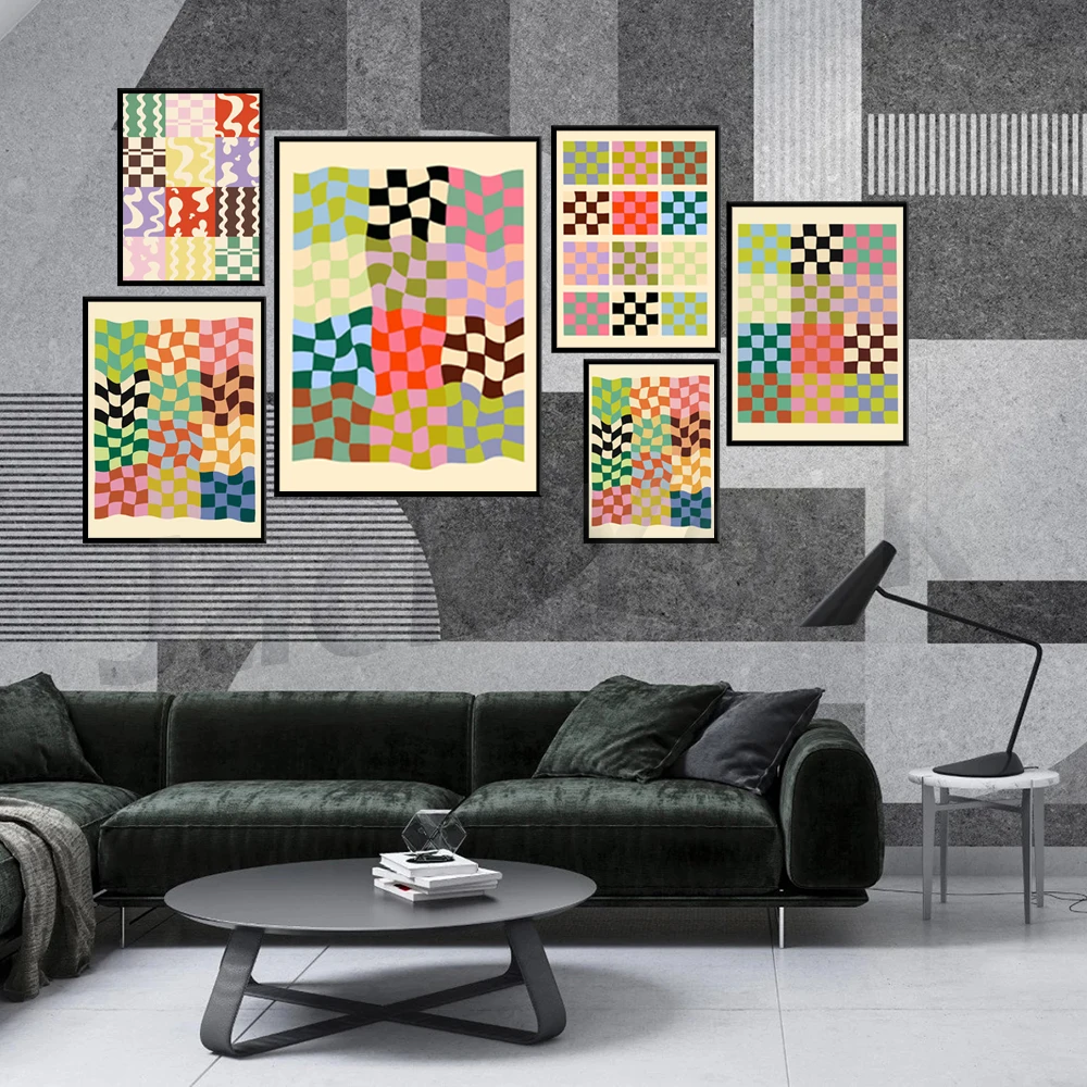 

‘Wavy Baby - Edition’ Art Print ， ‘Checkerboard - Edition’ Art Print ，‘Groove is in the Art’ Art Print