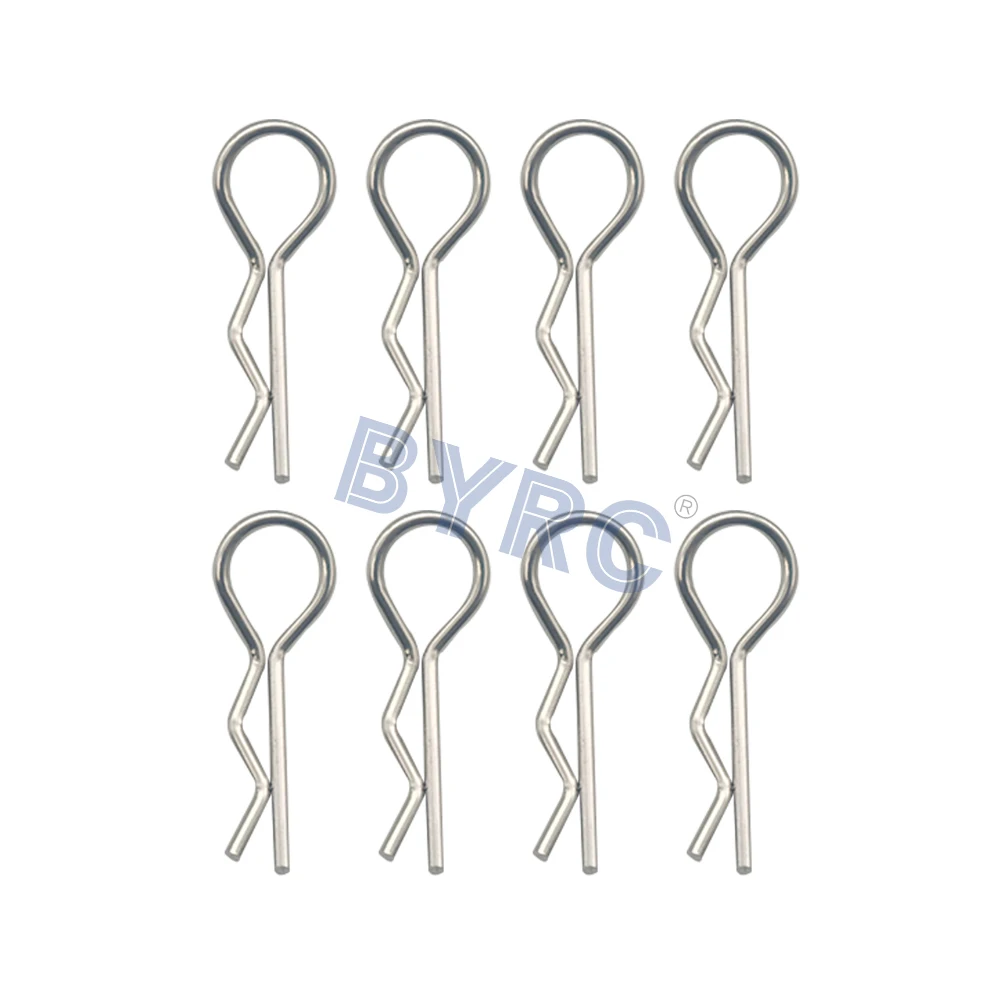 8 шт. разноцветные универсальные зажимы из нержавеющей стали для модели