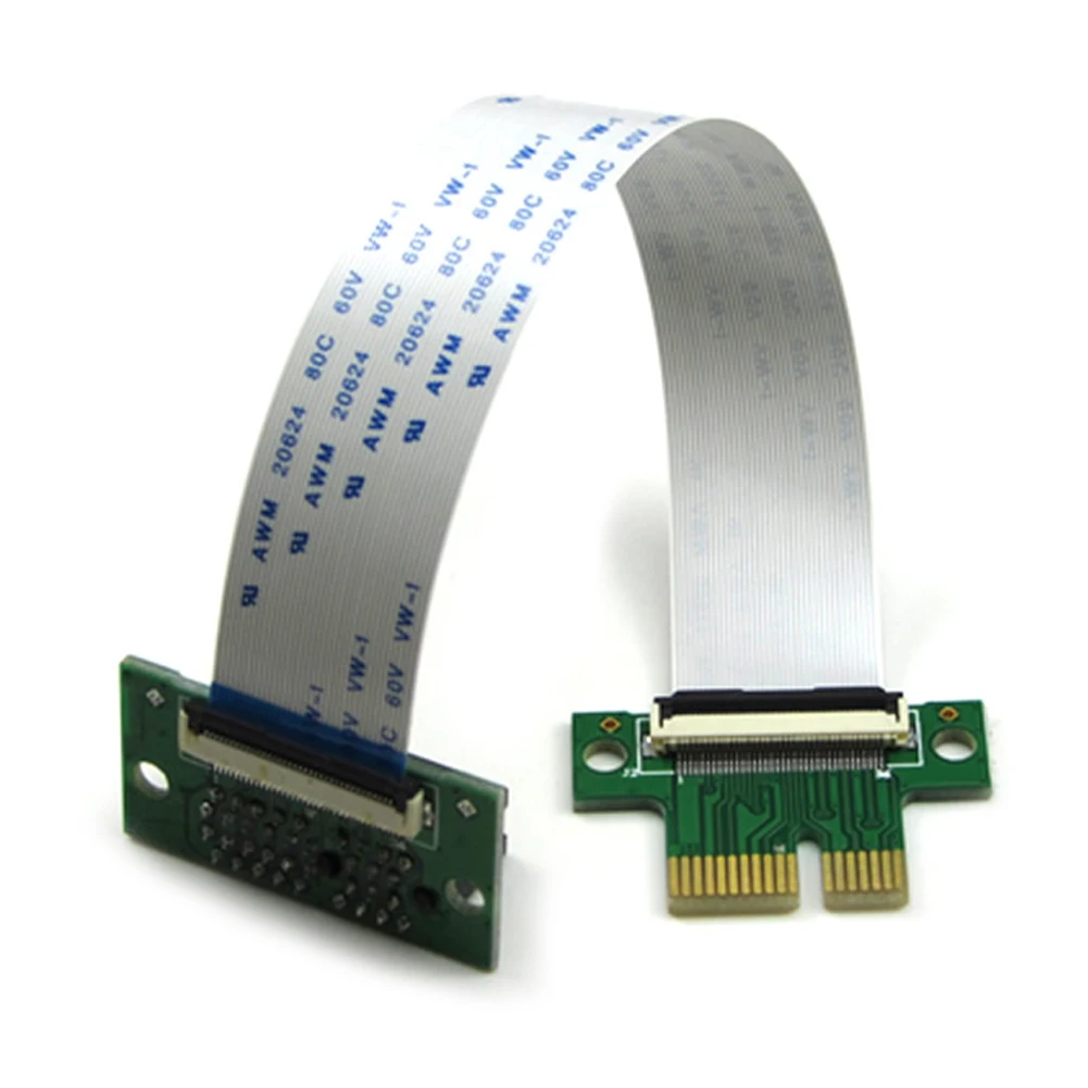 15 см PCI-E PCI Express Удлинительный кабель 90 градусов 36 Pin PCIe 1X FPC конвертер шнур для