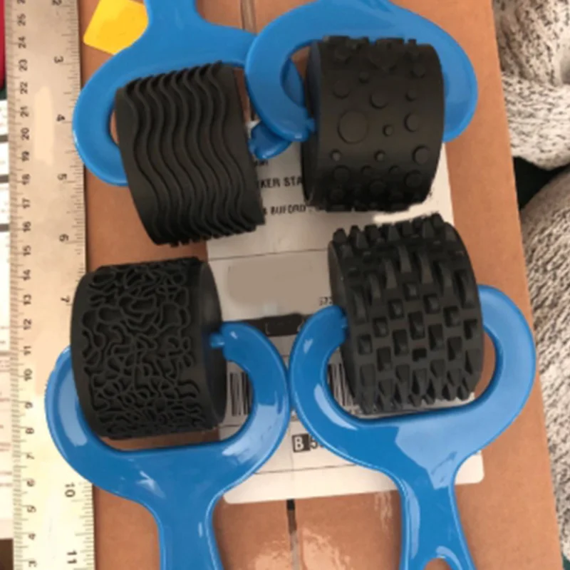 

Heavy Duty Rubber/Plastic Paint and Clay Explorer Rollers, Set of 4