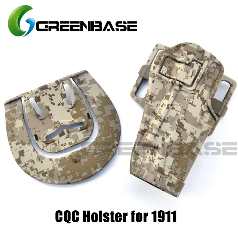 AOR1 Greenbase кобура для пистолета Тактический Токийский Marui 1911 подвижный пистолет кобуры фонарик лазерная установка правая рука поясной ремень - Цвет: AOR1