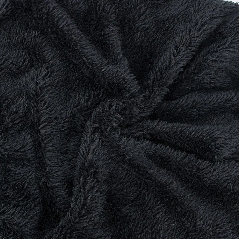 

Hat Korean Style Fashionable Knitted Woolen Cap Winter Fleece-Lined Warm AB Yarn Rhombus Pullover Men's Outdoor Hat