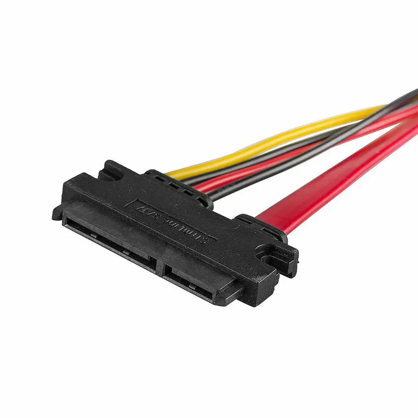 Кабель питания для компьютера SATA 22pin 7 + 15pin Female к 7Pin & Molex IDE 4 контактный| |