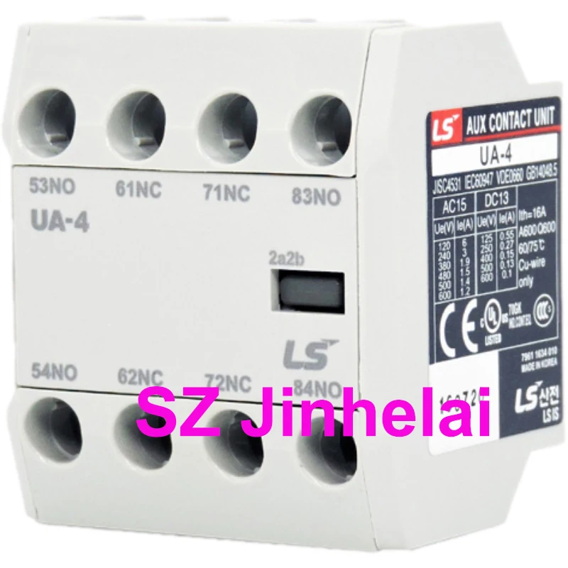 Подлинный оригинальный вспомогательный выключатель LS UA-4 1a3b 2a2b 3a1b 4b 4a Контактор вспомогательный контакт