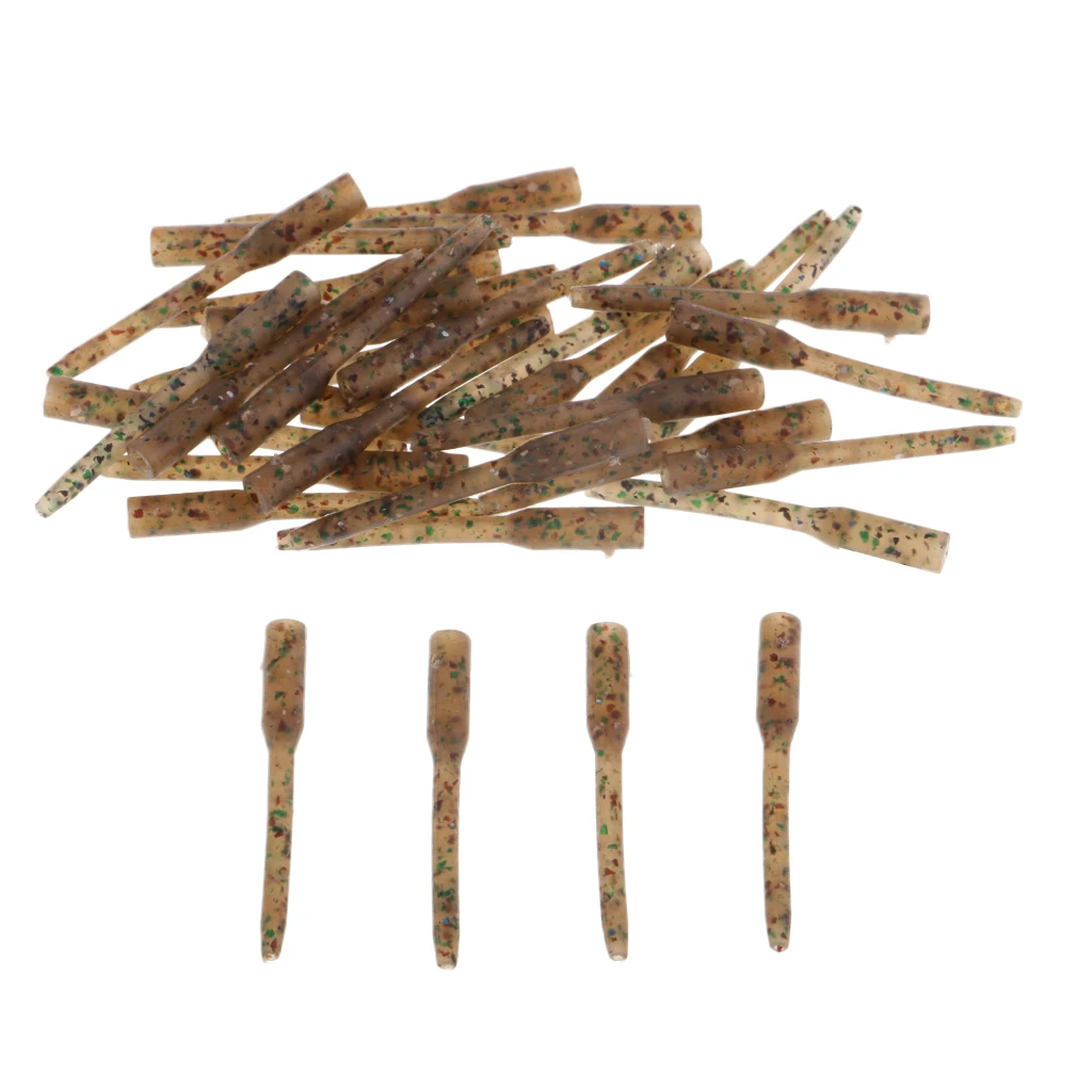 

30 шт. прочные 1,18 дюйма рыболовные анти-рукава рыболовные снасти рыболовный крючок рукава Камуфляж/зеленый