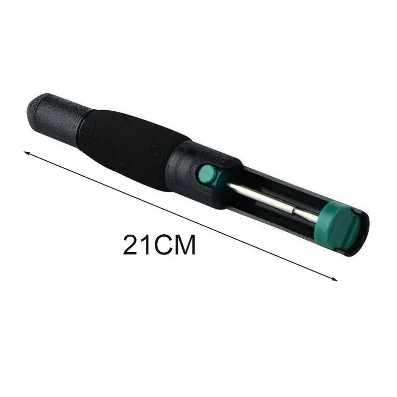 

35cm-Hg Desoldering Pump Suction Tin Solder Suckers Desoldering Tool ABS Plastic 210mm Fine Workmanship Soldering Supplies