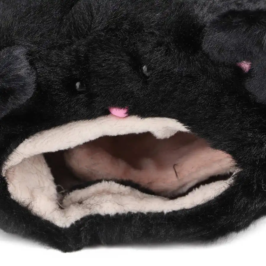 Подвеска для хомяка кровать милый черный медведь тип зимний теплый хомяк клетка