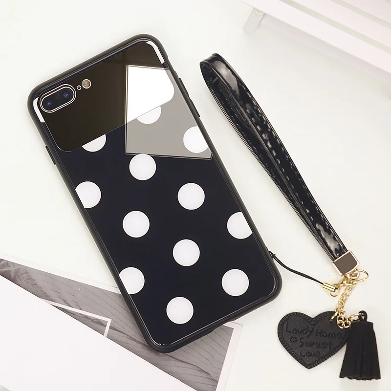 

Suitable for iphone7plus/xsmax/6s/IPX/8p/iphonexr, waterproof, dustproof, fall-proof, makeup repair mirror glass mobile phone ca