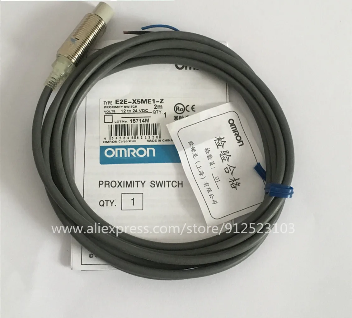 Новый высококачественный 3-проводной датчик приближения Omron E2E-X5ME1-Z NPN NO 5 мм
