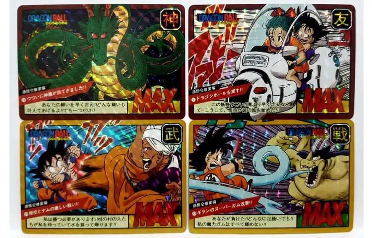 40 шт./компл. флэш-карты с героями дракона Гоку бульма Каме сеннин детские игрушки