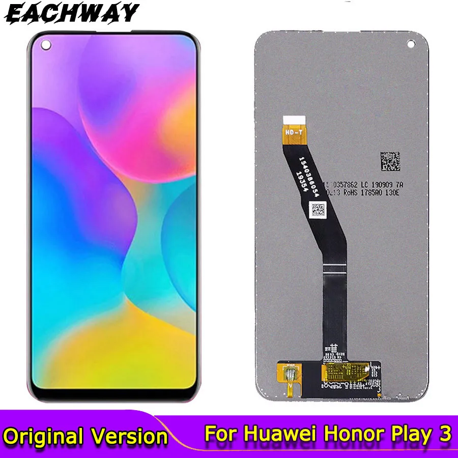 6 39 ''Оригинальный дисплей для Huawei Honor Play 3 ЖК с сенсорным экраном дигитайзер P40