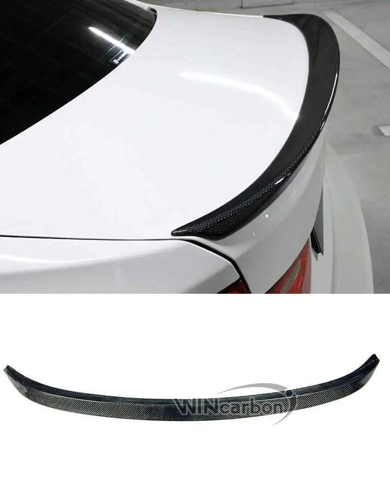 3D Стиль Настоящее углеродное волокно багажник спойлер крыло подходит для BMW 3 Series