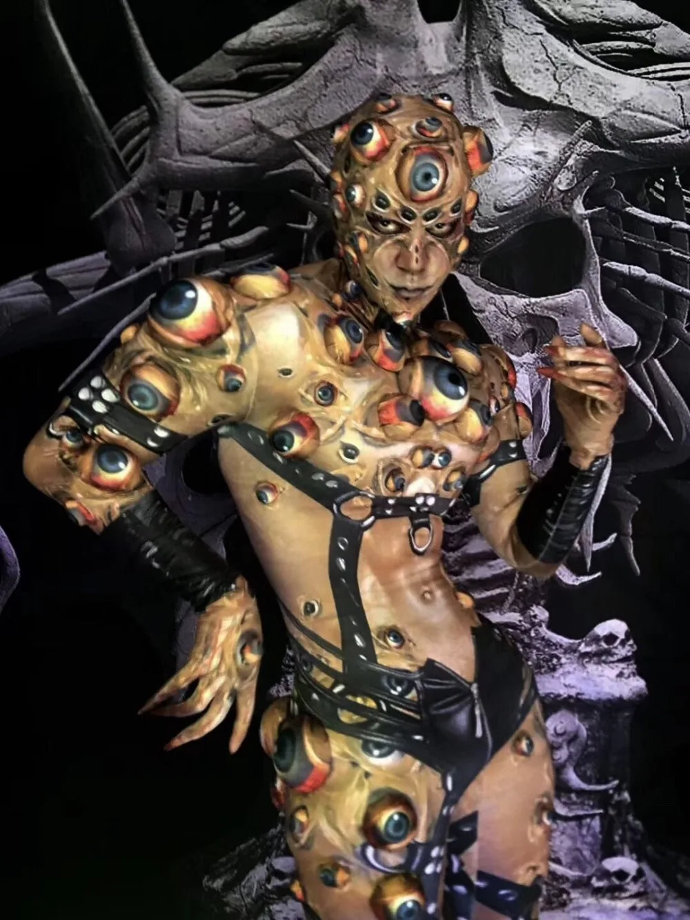 Боди для ночного клуба Косплей леггинсы женский или мужской DJ певец комбинезон