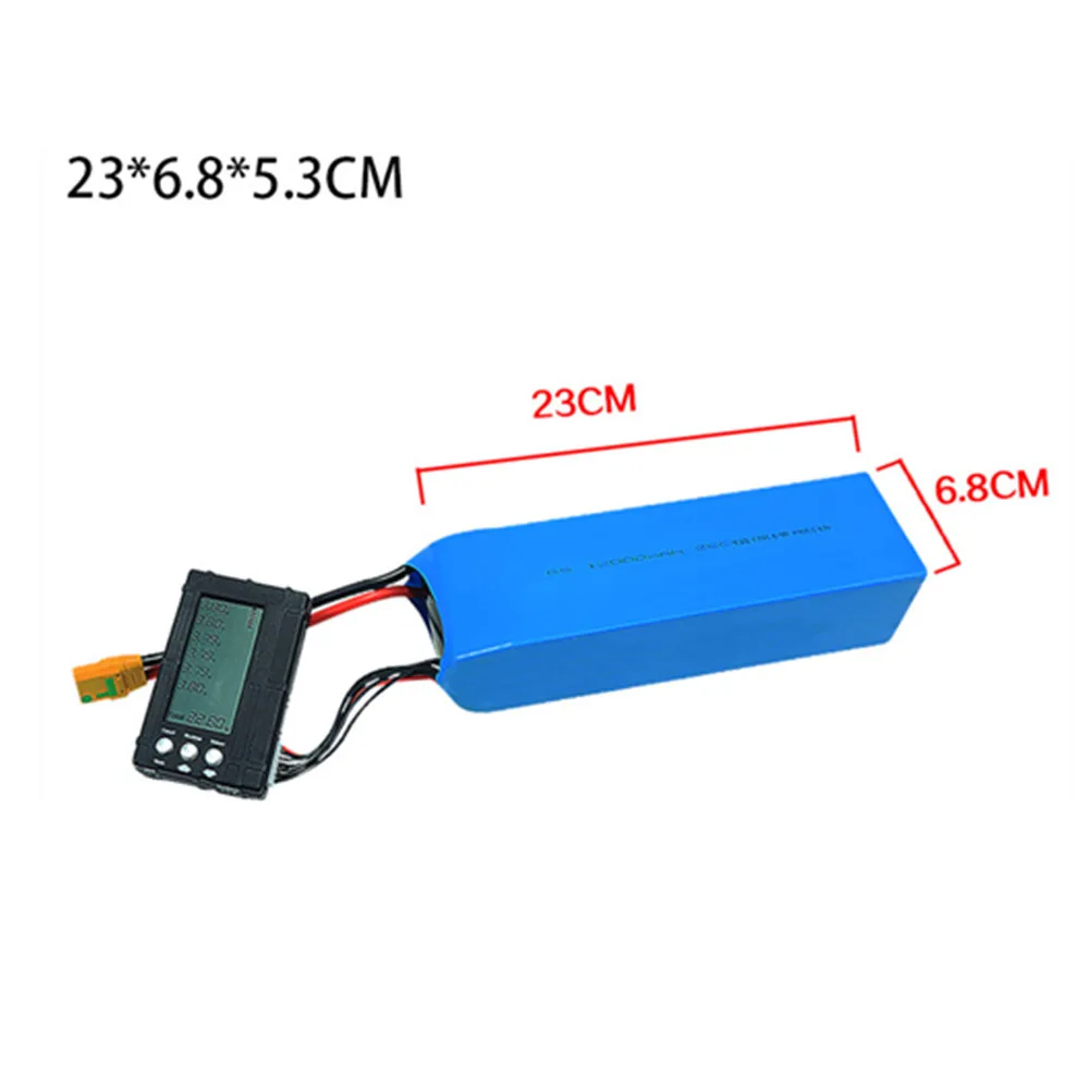 Bater&iacute;a Lipo 6s 22,2 V 12000mAh 25C para Dron de pulverizaci&oacute;n agr&iacute;cola, piezas de repuesto, paquete de bater&iacute;a de litio de 22,2 v, 1 unidad-1
