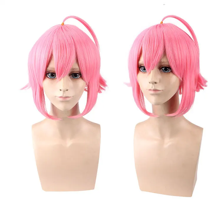 

Ensemble Stars Tori Himemiya High Quality Short Cosplay Wigs Fake Hair Wig Heat Resistant Synthetic Hair Pink+ Free Wig Cap