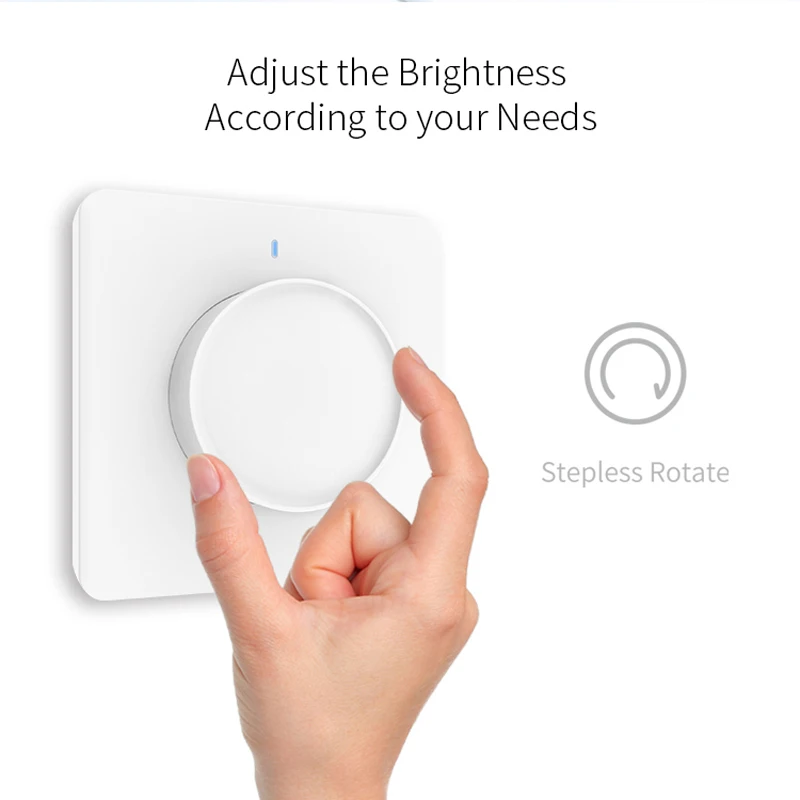Умный регулятор яркости Tuya Zigbee дистанционное управление поворотный совместим с