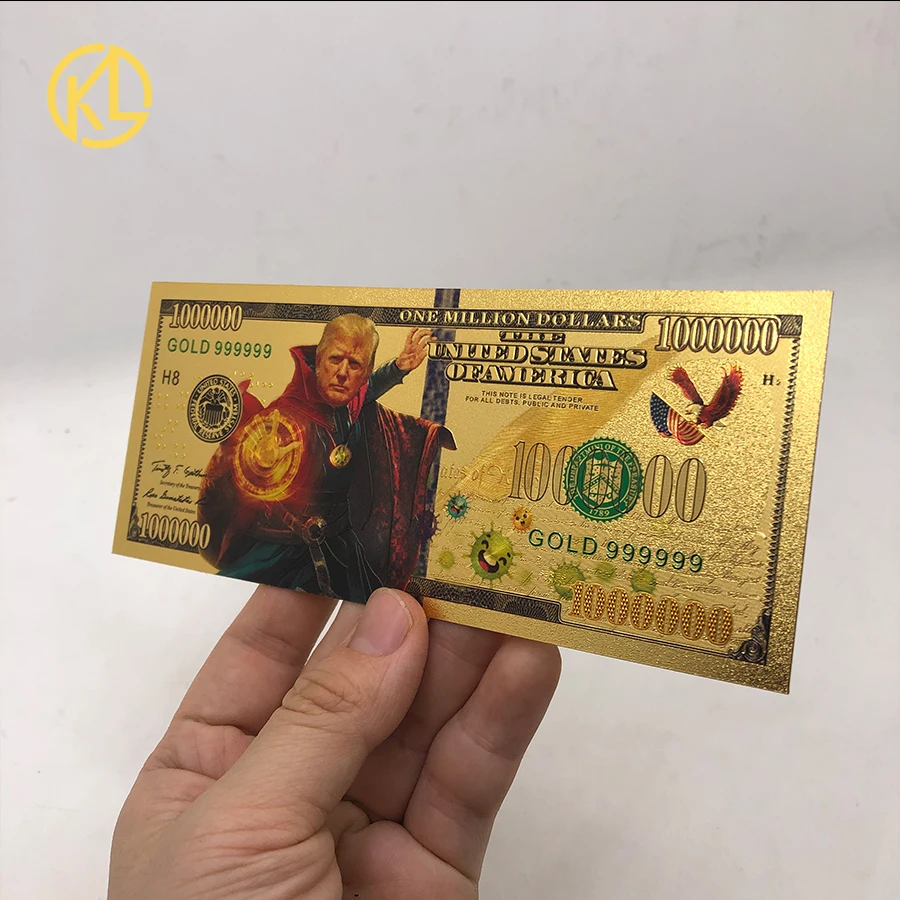 Золотая банкнота Трампа которую мы доверяем сделайте Америку прекрасными