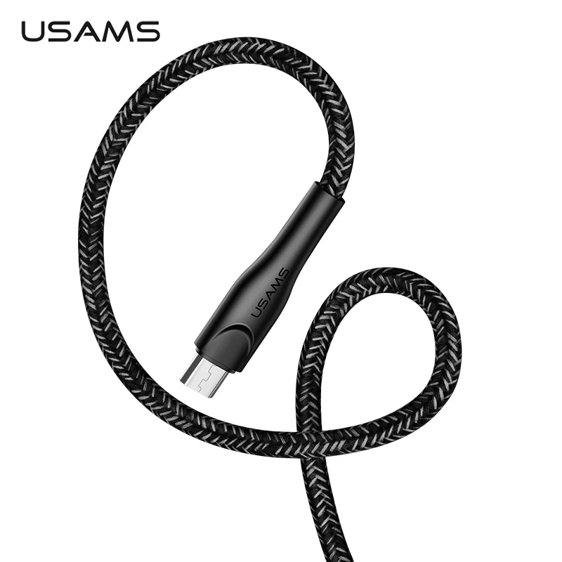 Кабель Micro USB USAMS для Xiaomi Redmi зарядный кабель передачи данных Android Samsung шнур 1 м 2 3 |