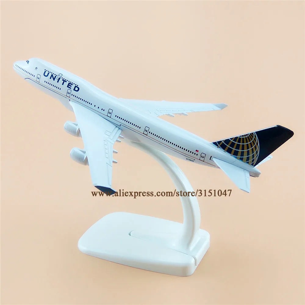 16 см Air American United Boeing 747 B747 Airlines модель самолета Модель сплав металлический самолет