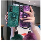 Мягкий силиконовый чехол с золотой фольгой и блестками для OPPO Realme 8 7 i X7 6 5 4 3 X50 X2 Pro 5G XT X Q C21 C17 C15 C12 C11