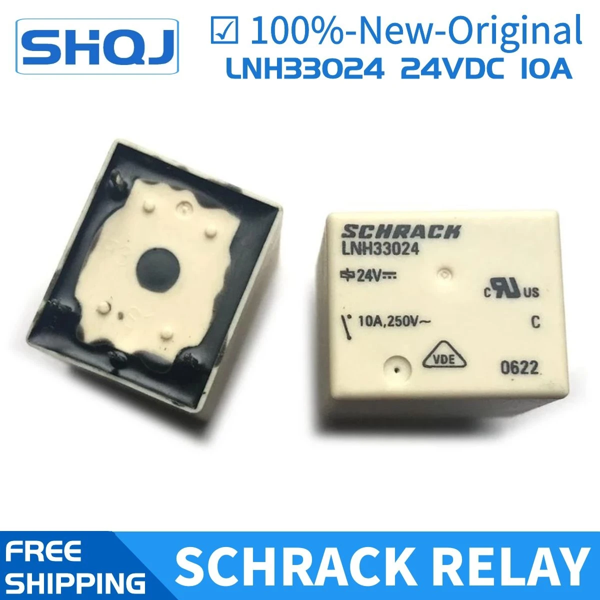 Ремешок SCHRACK LNH33024 24 В постоянного тока 10 А 100%-Новый-оригинальный 5 шт. - купить по