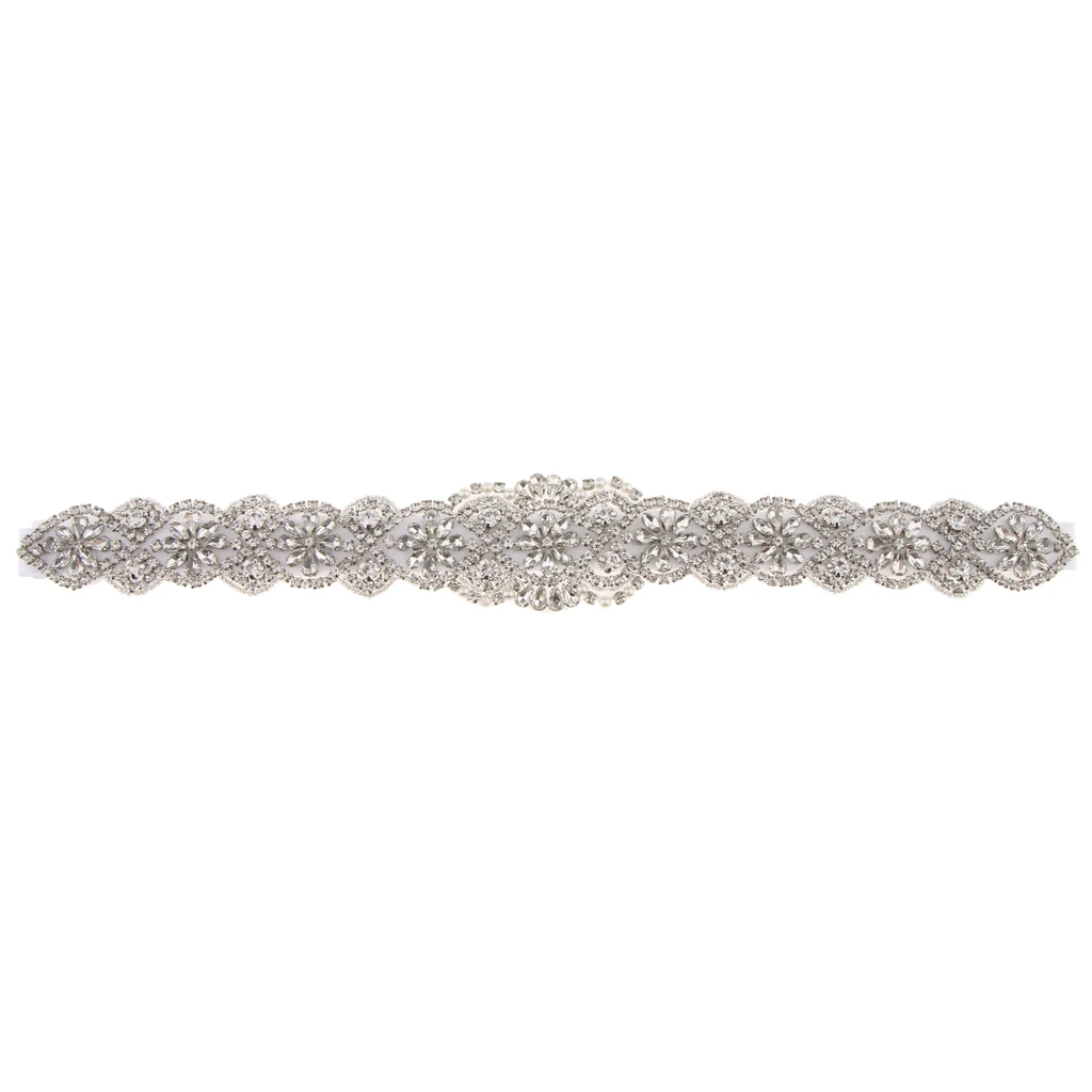 

Wedding Bridal Dress Belt Crystal Rhinestone Wedding Sash Belt