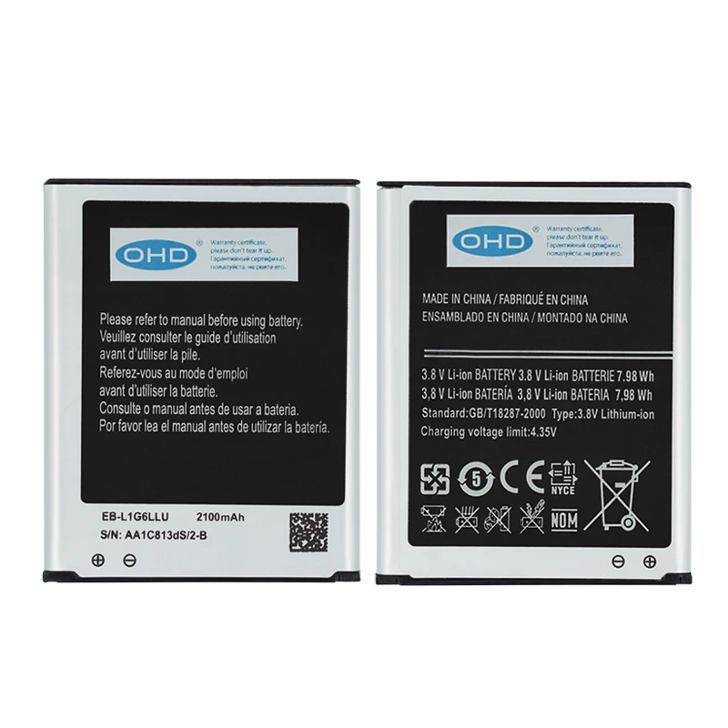 OHD 3 7 v 1500mAh литий ионный аккумулятор для телефона EB425161LU Samsung Galaxy S3 mini S3Mini i8190 i8160 S7562