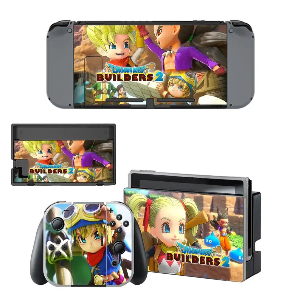 Сменные наклейки Dragon Quest nid для nintendo switch skin Switch полный комплект лицевой панели