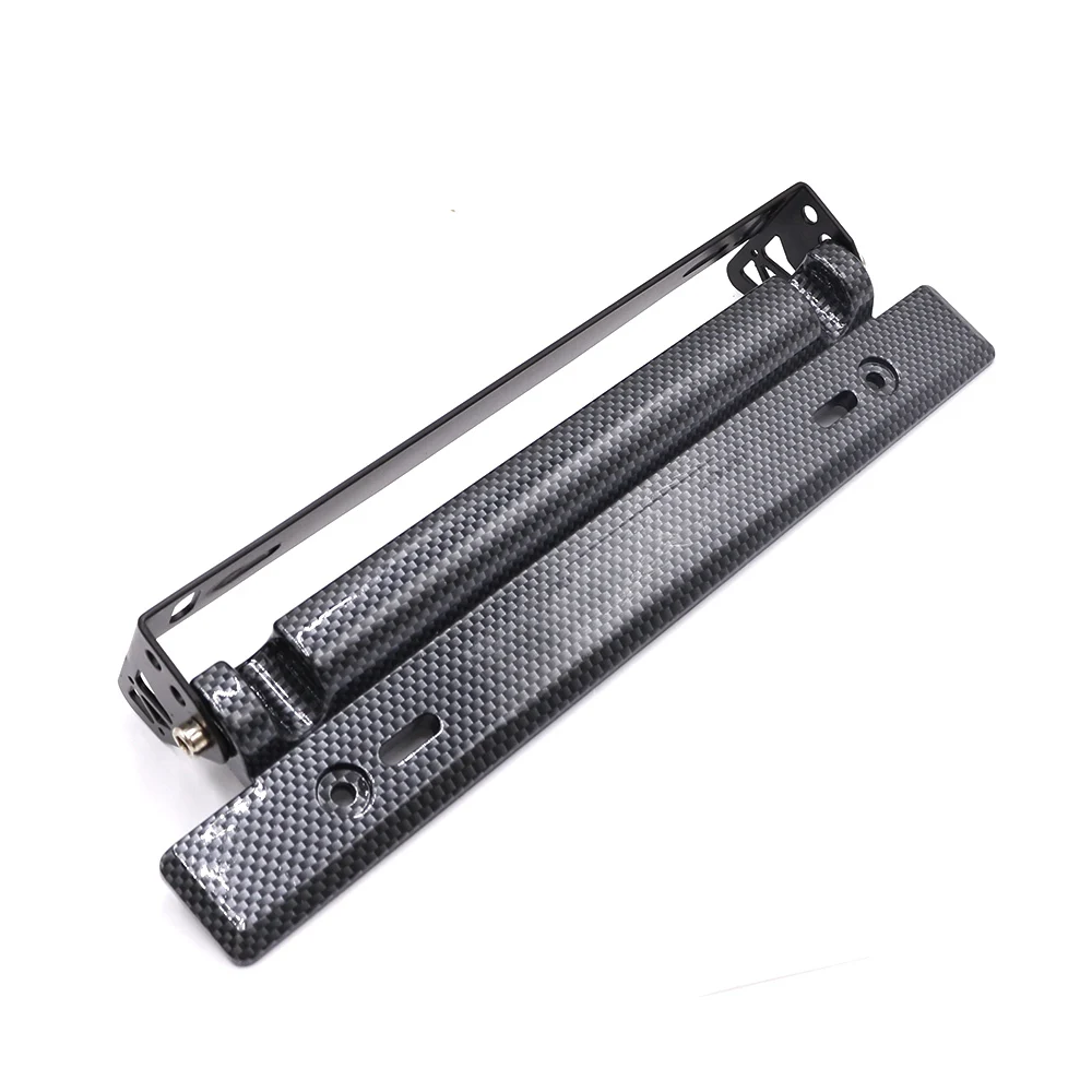 

Adjustable car Look number Plate Aluminium License plate frame