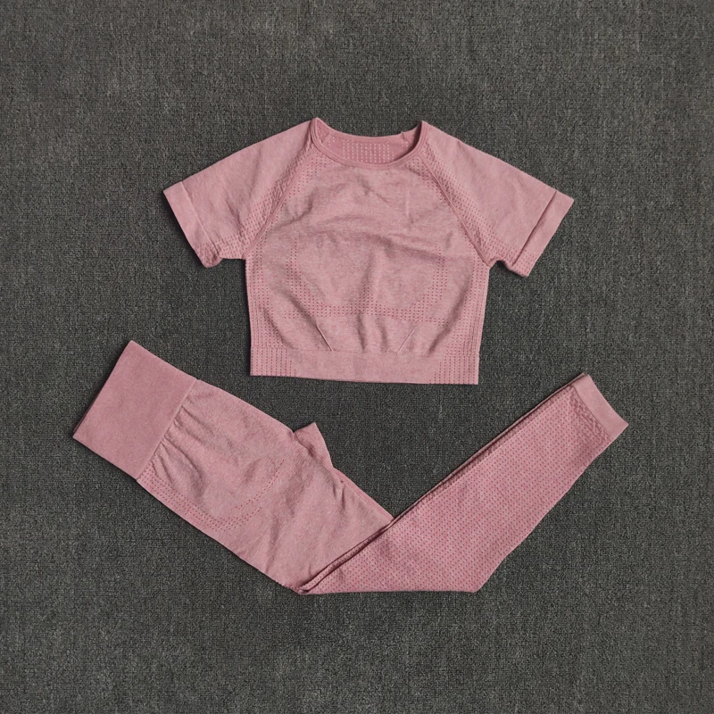 Комплект спортивный женский для фитнеса S/M/L/XL/XXL/XXXL полиэстер цвет в ассортименте