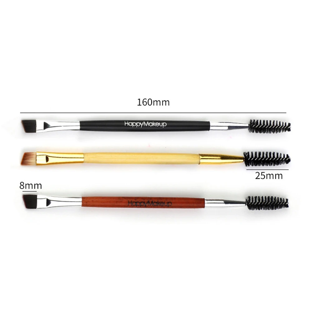

Double Ended Eyebrow Brush Eyelash Brush Portable Beauty Makeup Brushes EyeBrow Comb Brushes Powder Brush Make Up Cosmetics Tool