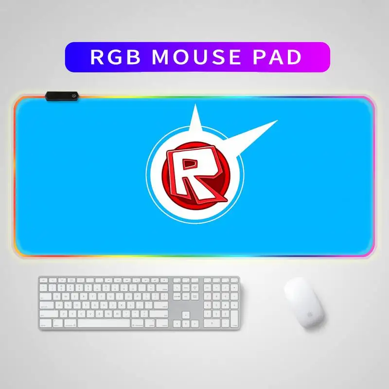 

RGB Mouse Pad Mat Non-Slip Table Keyboard Mousepad 90x30CM Natural Rubber XXL gamer desk mat PC Computer keyboard Mouse Roblox